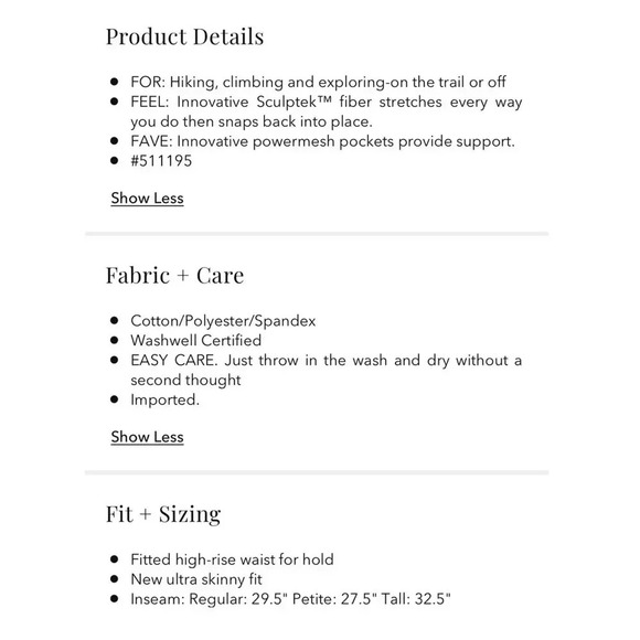 ATHLETA Gray Sculptek Skinny Jeans Size 6 - Picture 14 of 15